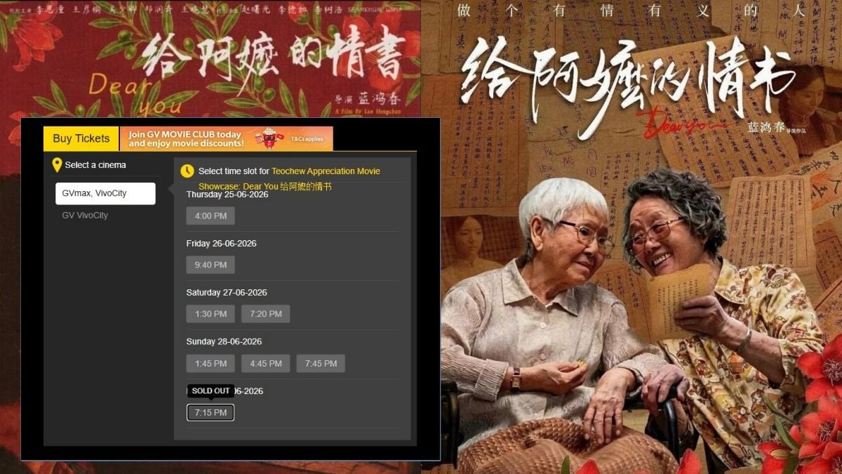 Dear You Teochew screenings sell out in 1.5 hours as demand overwhelms Golden Village website