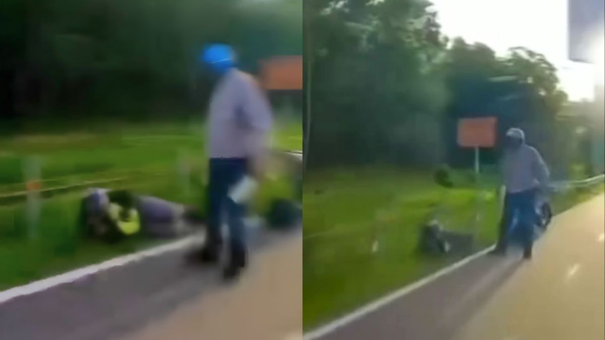 Malaysian man allegedly slashes motorcyclist for sounding horn at him, arrested