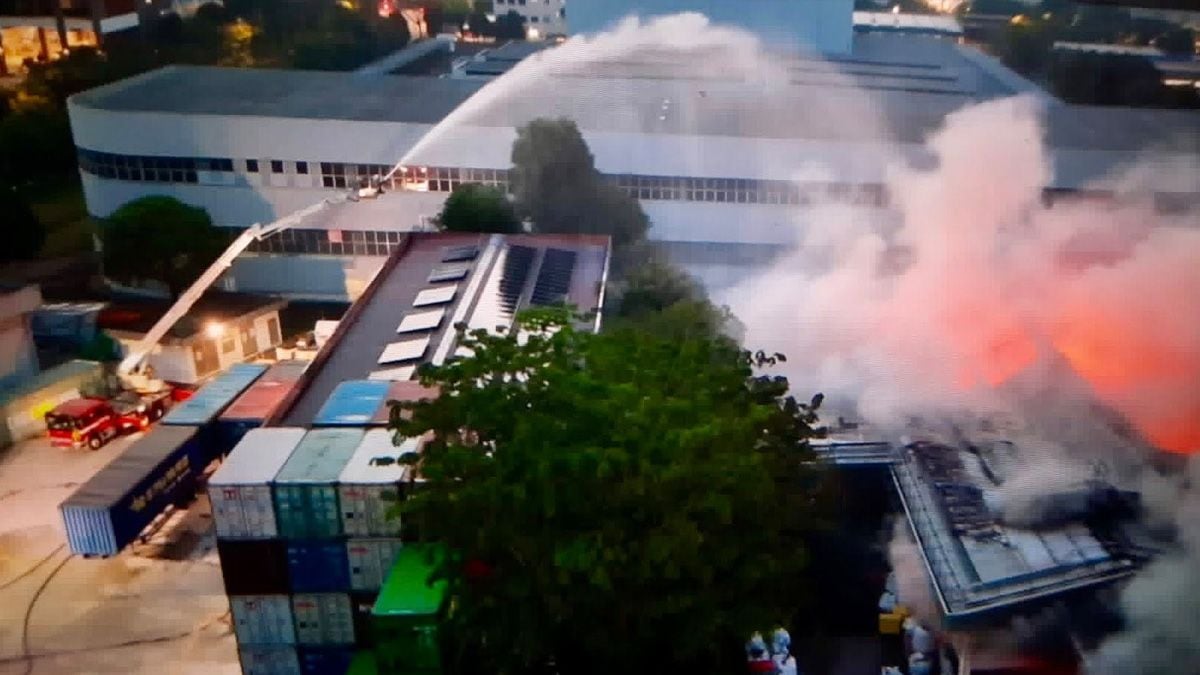 Fire at Enviro-Hub Holdings warehouse in Tuas extinguished after seven-hour operation